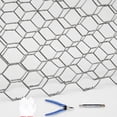 thumbnail image 1 of CQSDXA Galvanized Hexagonal Wire Mesh, 47"x100', Rust-Resistant Garden Net for Plant & Animal Protection, 1 of 12