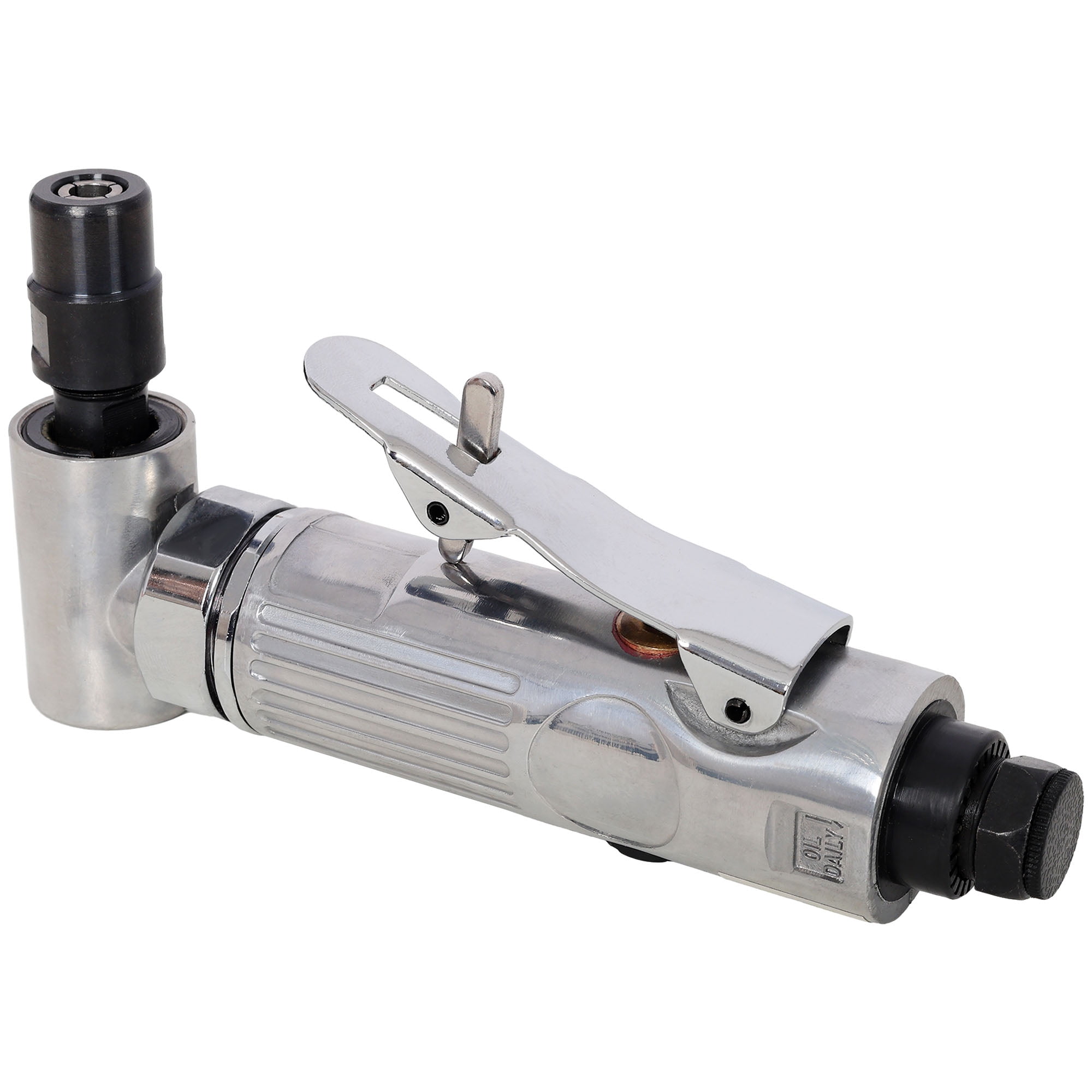 CQSXDA 1/4" Air Angle Die Grinder, 90° Head, 21K RPM, Ball Bearing, Lightweight Aluminum