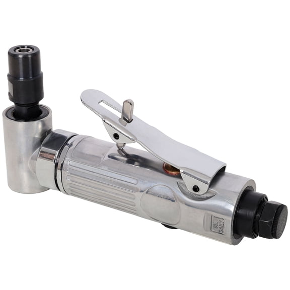 CQSXDA 1/4" Air Angle Die Grinder, 90 Head, 21K RPM, Ball Bearing, Lightweight Aluminum