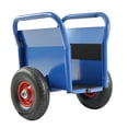 thumbnail image 1 of CQSXDA  1000 LBS Capacity Super Weight Slab Dolly Featuring Two Ergonomic Handles and Durable 10 Inch Rubber Tires for Heavy, Blue, 1 of 12