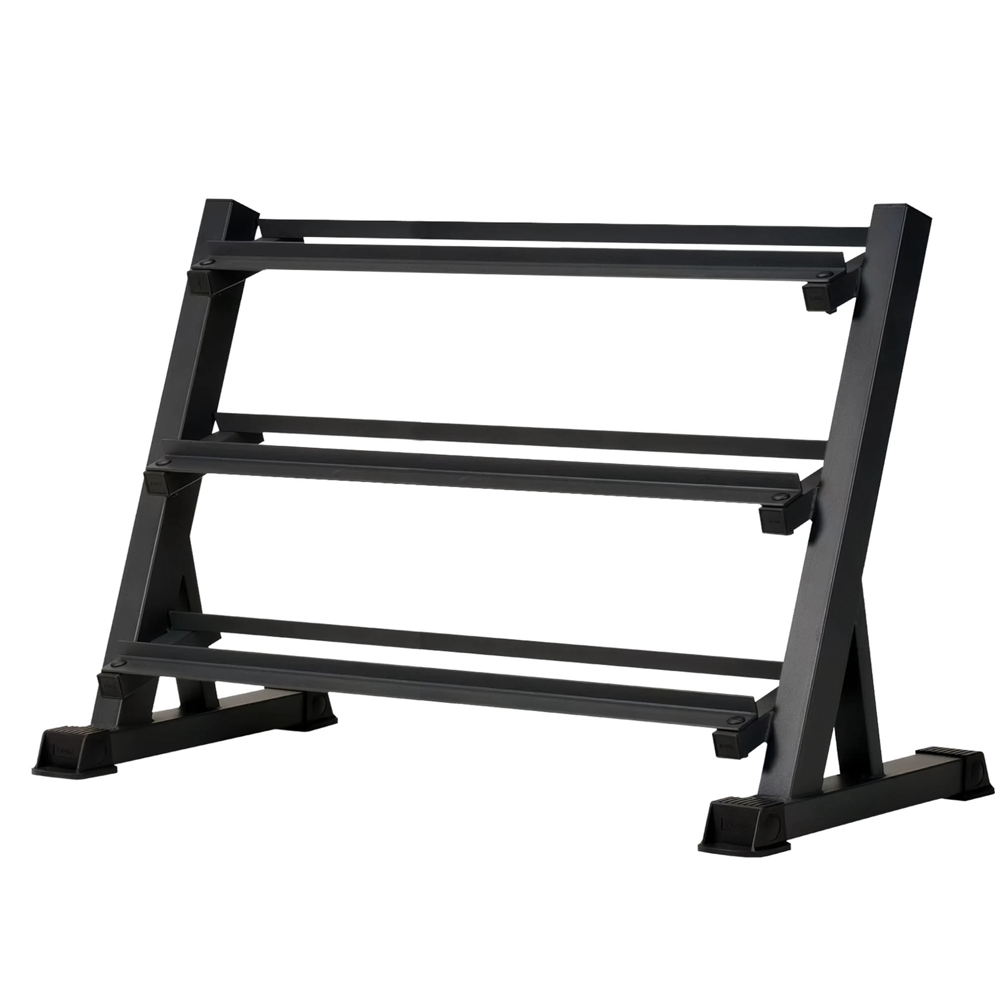 CQSXDA 3-Tier Dumbbell Rack Stand For 5-50lb Weights With 1000 lb Max Capacity Perfect For Home Gym Storage Solutions