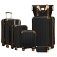 thumbnail image 1 of CQSXDA 6-Piece Hardshell Luggage Set with TSA Lock, Expandable Suitcase & Weekender Bag, Spinner Wheels, 1 of 6