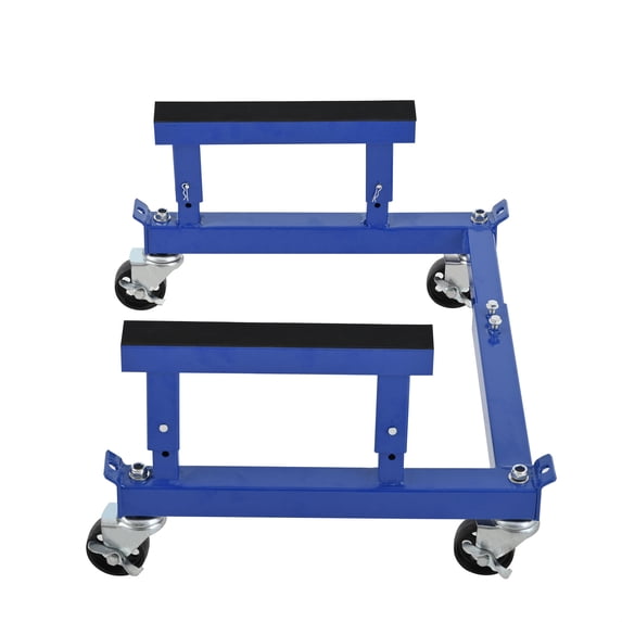 CQSXDA ATV Motorcycle Engine Cradle Dolly in Sturdy Design Provides Reliable Support for Maintenance Tasks, Blue
