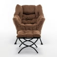 thumbnail image 1 of CQSXDA Accent Recliner Chair With Ottoman In Cozy Upholstered Material Great For Relaxation In Living Rooms Bedrooms Offices, 1 of 10