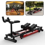 CQSXDA Adjustable 3-in-1 Spine Twist Stretcher In Black For Lower Back Exercise, Core Activation & Full-Body Workout
