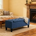 thumbnail image 1 of CQSXDA Comfortable Upholstered Storage Ottoman Bench With Lift Top Design And Quality Rubberwood Legs For Your Entryway, 1 of 8