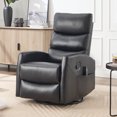 thumbnail image 1 of CQSXDA Cozy Heat Massage Manual Recliner Chair with Rocker and Swivel in Elegant Fabric Ideal for Your Living Room Comfort, 1 of 12