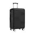 thumbnail image 1 of CQSXDA Expandable Hardside 20 Inch Luggage Suitcase with Spinner Wheels Lightweight Design Travel Essentials, Black, 1 of 5