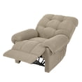 thumbnail image 1 of CQSXDA Manual  Recliner Armchair with Padded Footrest for Living Room and Home Theater Ergonomic Lounge Seating, Camel, 1 of 10