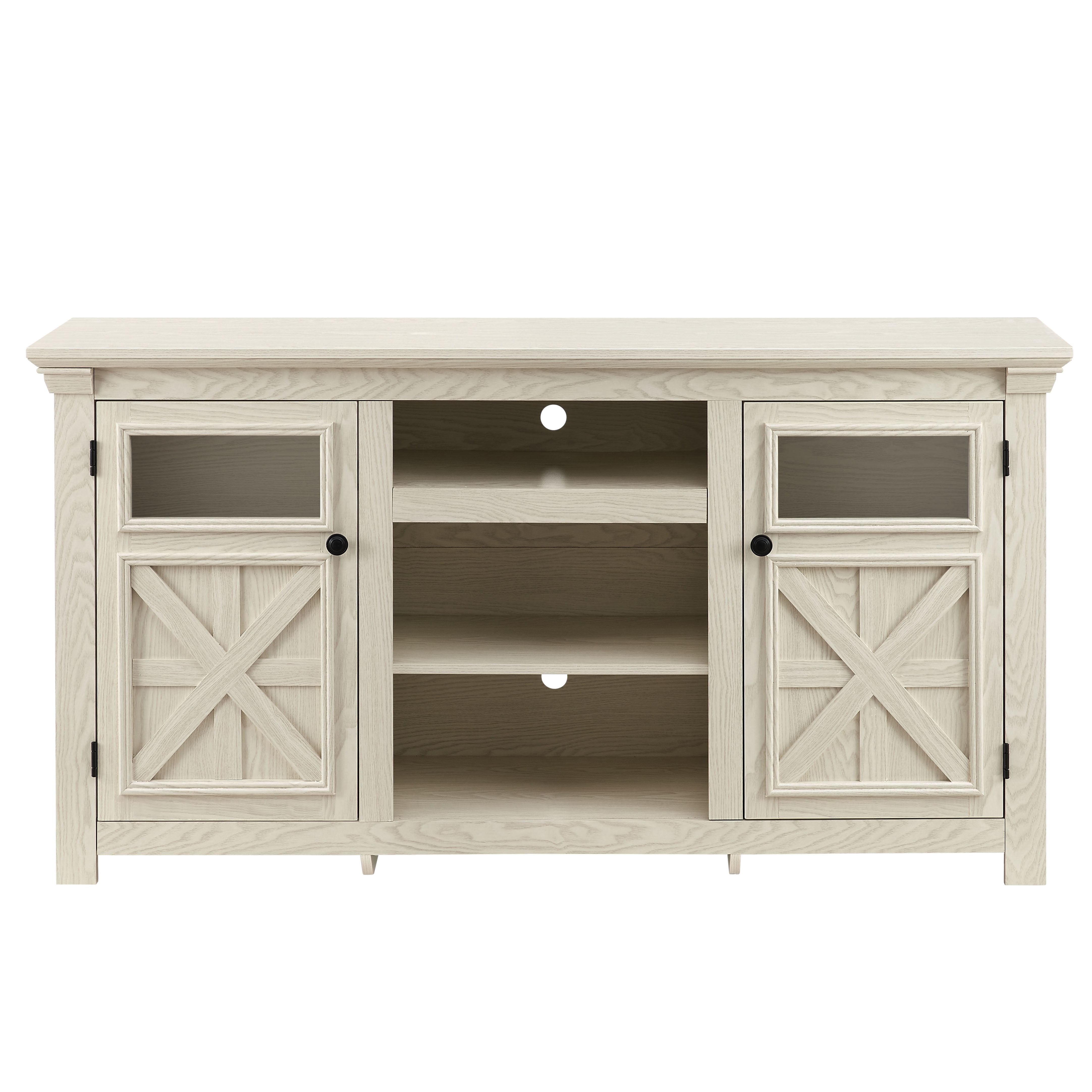 CQSXDA Modern Farmhouse Large Barn Design TV Stand 60.23 Inch Home ...