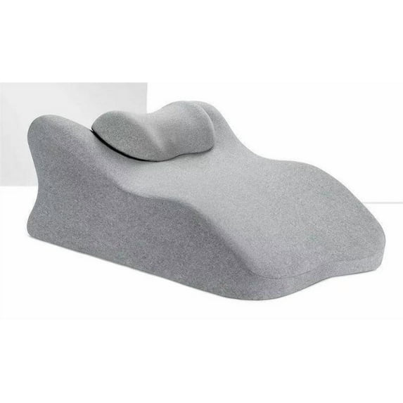 CQSXDA Multi-Functional Bed Pillow with Ergonomic Spinal Posture Support in Size Designed for Sleep, Grey