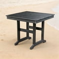 thumbnail image 1 of CQSXDA Patio Dining Table with Umbrella Hole, Weather Resistant, Rectangular Outdoor Furniture for Lawn and Yard，Black, 1 of 8