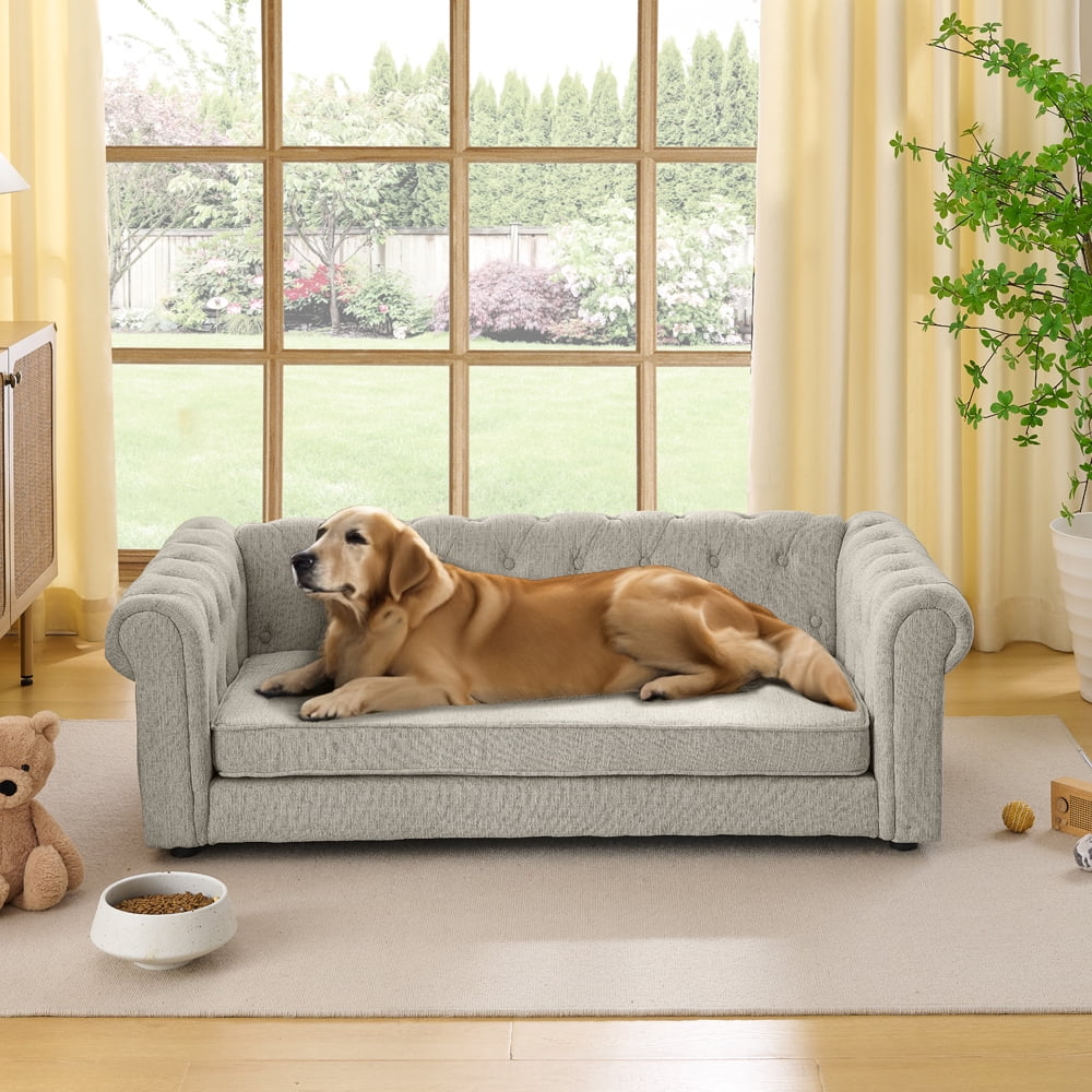CQSXDA Rectangular Pet Bed For Large And Oversized Dogs, Durable ...