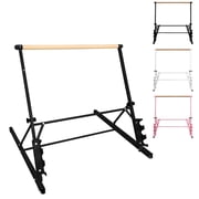 CQSXDA Solid Wood Ballet Barre Featuring Adjustable Height From 31.5 To 39.5 Inches For Studio And Home Use, Black
