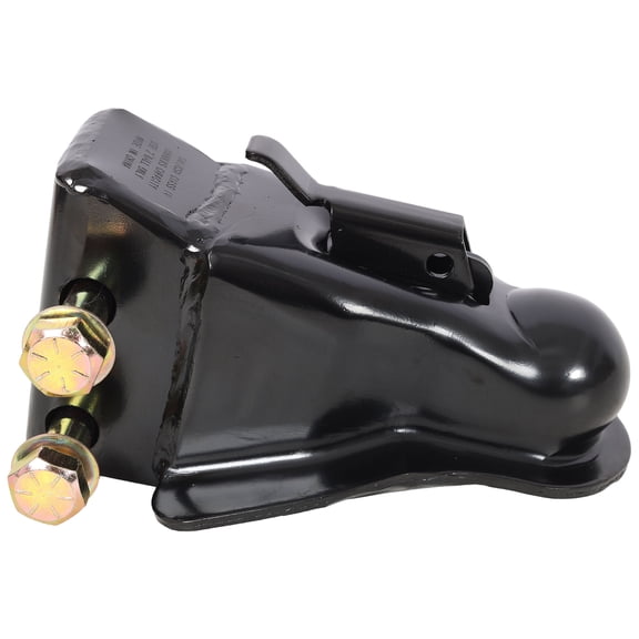 CQSXSD Adjustable Trailer Coupler, 360° Sleeve-Lock 2 Inch Towing Hitch, 8000 lbs Heavy Duty Steel Coupler, Black Finish for Boat, RV, Utility Trailer and Trucks