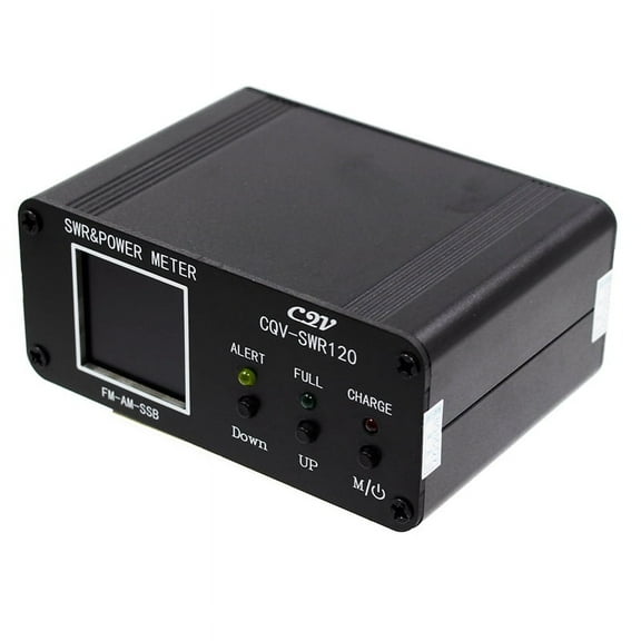 CQV-SWR120 120W SWR & Power Standing Wave Meter High Standing Wave Alarm Function 240 x 240 Full Color HD FM-AM-SSB