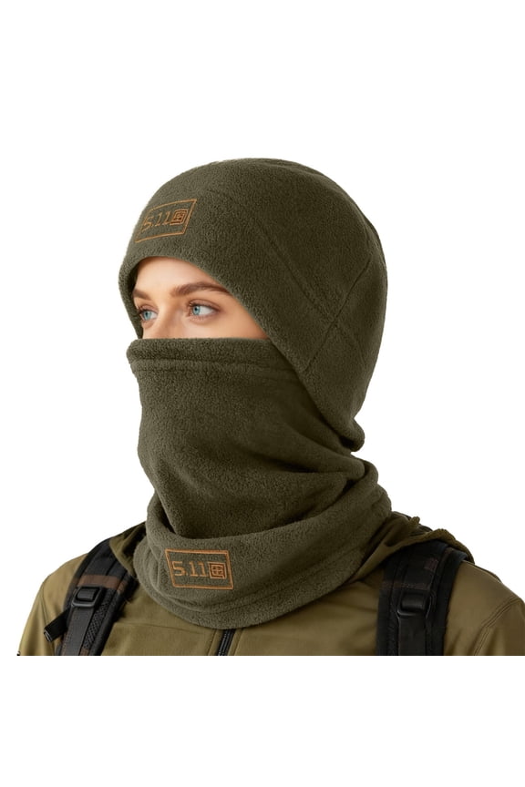 Winter Thermal Cap, Windproof Breathable Opening Headgear, Multi-color Fashion Warm Hood, Cold Weather Protective Headwear for Skiing, Cycling and Outdoor Challenges (Army Green, One Size)