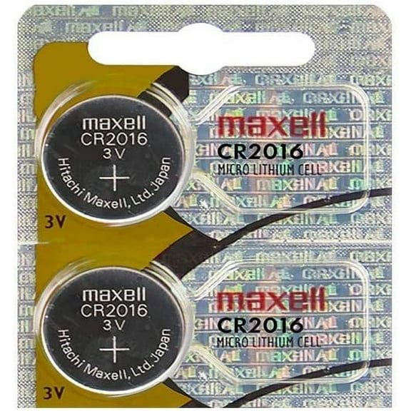 CR 2016 MAXELL LITHIUM BATTERIES (2 piece) 3V Watch 2016 New