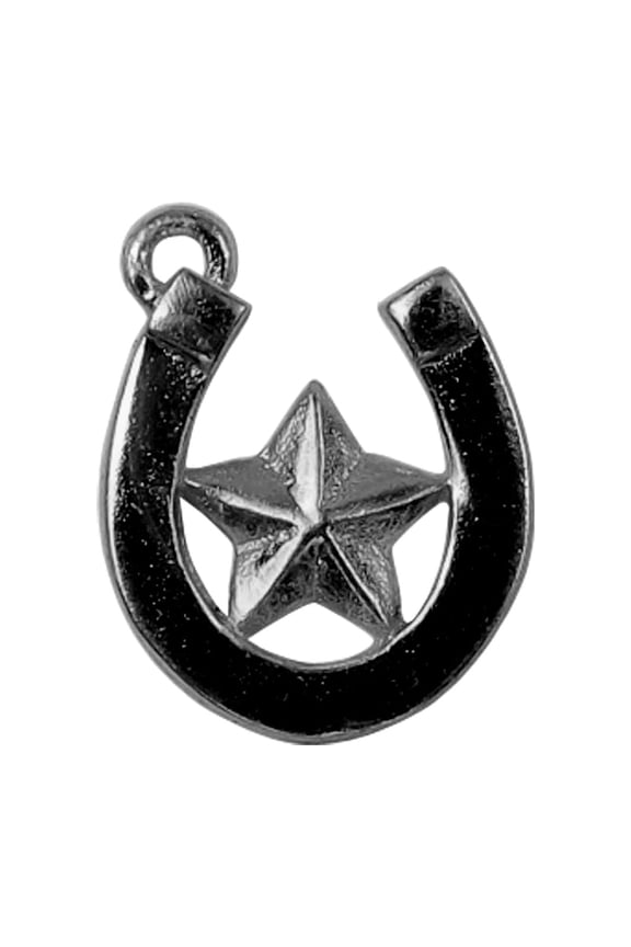CR-431 Black Rhodium Overlay Small Peace Charm