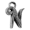 thumbnail image 1 of CR-486 Black Rhodium Overlay Alphabet 'N' Charm, 1 of 1