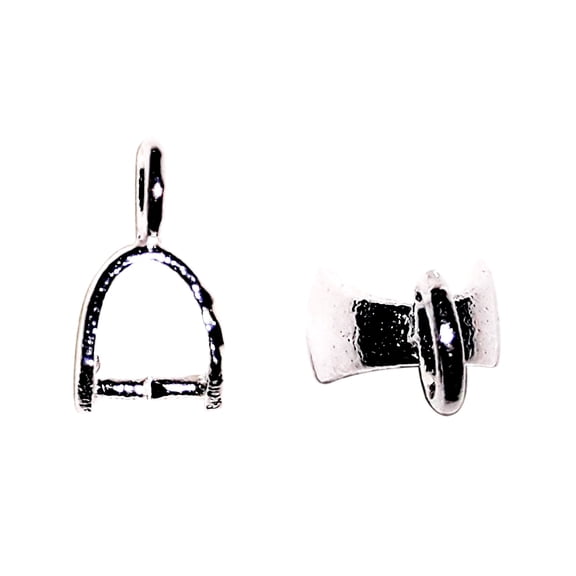 CR-520 Black Rhodium Overlay Pendant Bail
