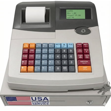 CR-580 Pro Electronic Cash Register, Built-in 58mm Thermal Receipt Printer