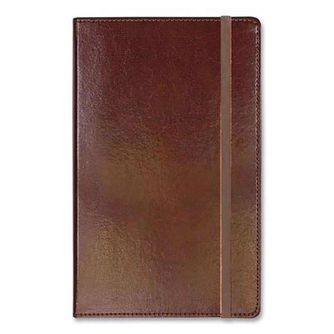 CR Gibson CGBMJ54792 Bonded Leather Journal - 1 Subject - Narrow Rule - Brown Cover - 8.25 x 5.25 in. - 240 Sheets