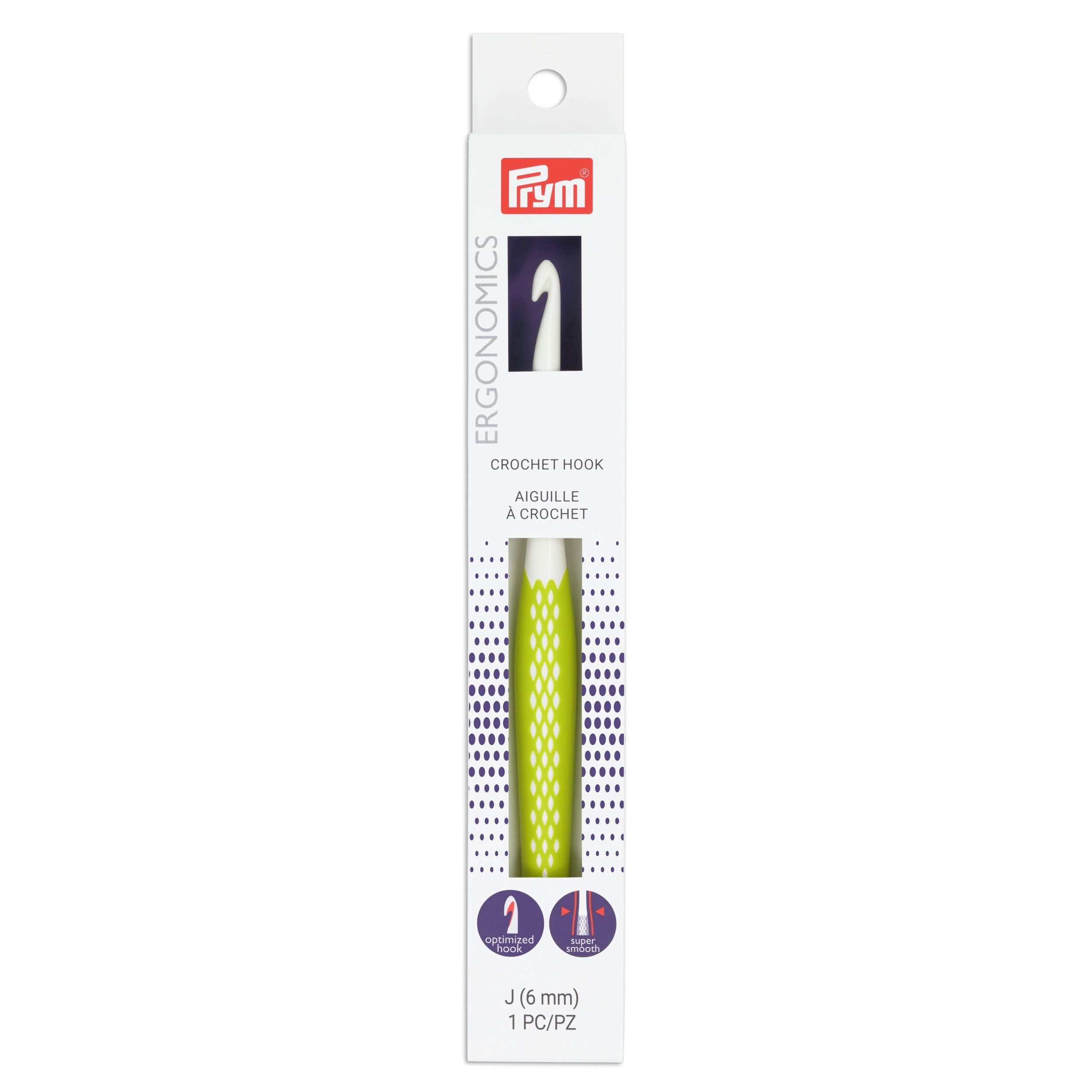 Prym Ergonomics Crochet Hook, Size J