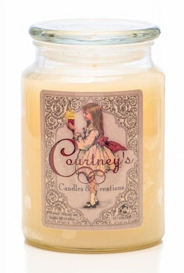 CRÈME BRULEE Courtneys Candles Maximum Scented 26oz Jar Candle