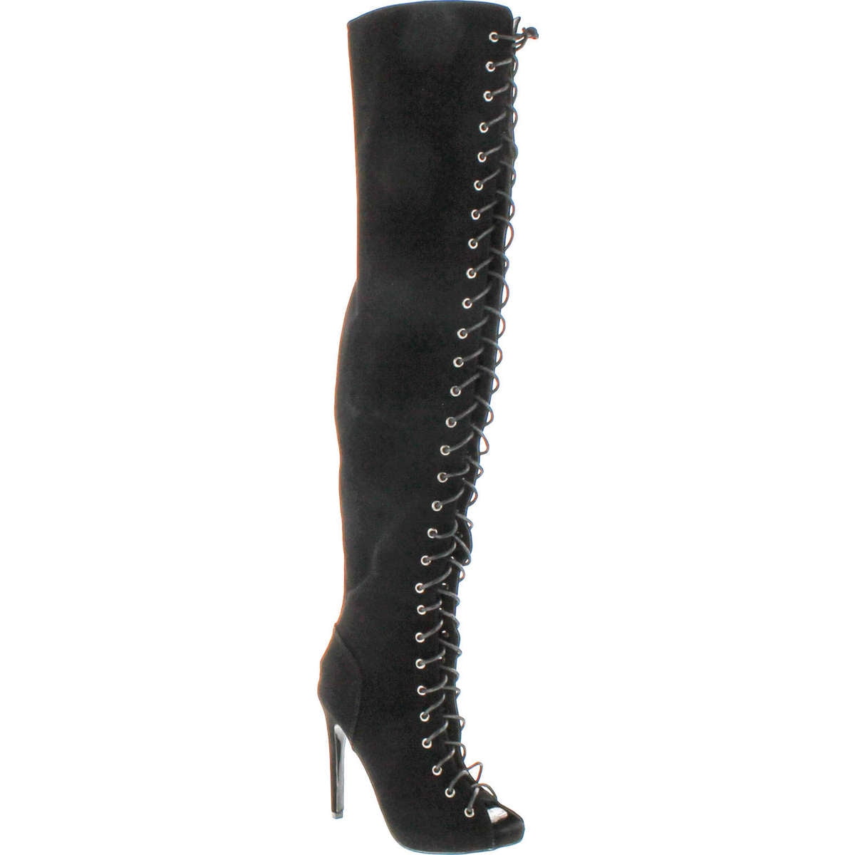 stiletto open toe boots