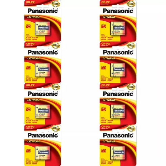 CR-P2PA/1B CRP2 EL223A DL223 K223LA Lithium 6V Battery (8 Pack)