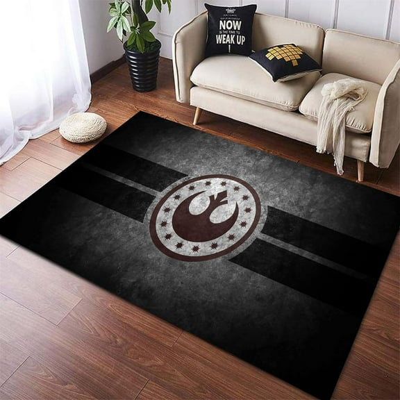 CR Rebel Alliance Area Rug 1106.0 (23”x31”)=60x80cm; Starwars New Republic Symbol Rug;