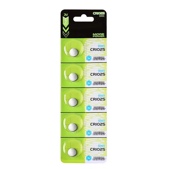 CR1025 Button Cell Battery High Metal CR1025 Battery For Calculators Flashlights Travel Essential