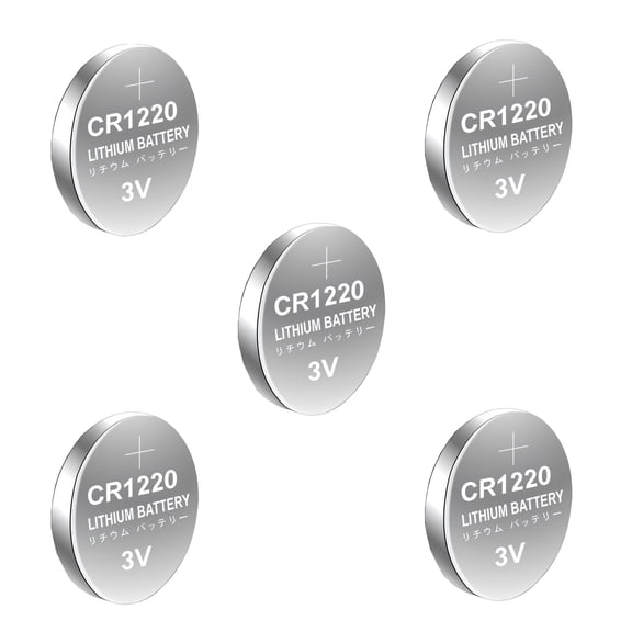 CR1220 3V Lithiums Batteries 5/10Pcs for Keyless Entry Systems Electronic Toy and Fitness Trackers