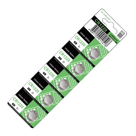 5/10Pcs CR1220 3V Lithiums Button Batteries for Remote Controls Watches and Small Electronics