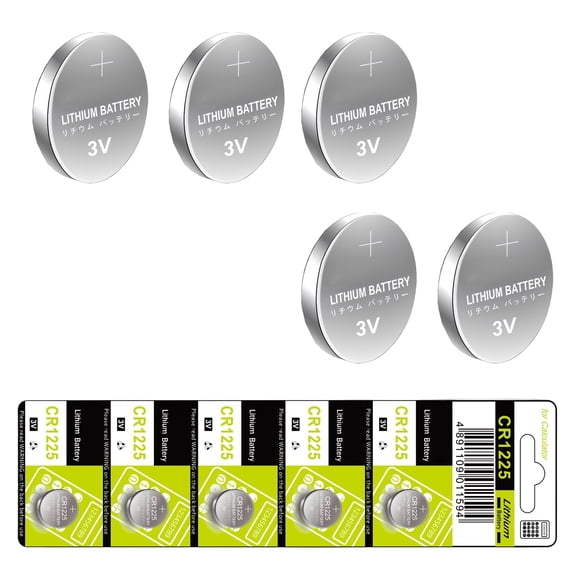CR1225 Lithiums Coin Button Cell Batteries 5/10Pcs for Watches Calculators and Everyday Electronics