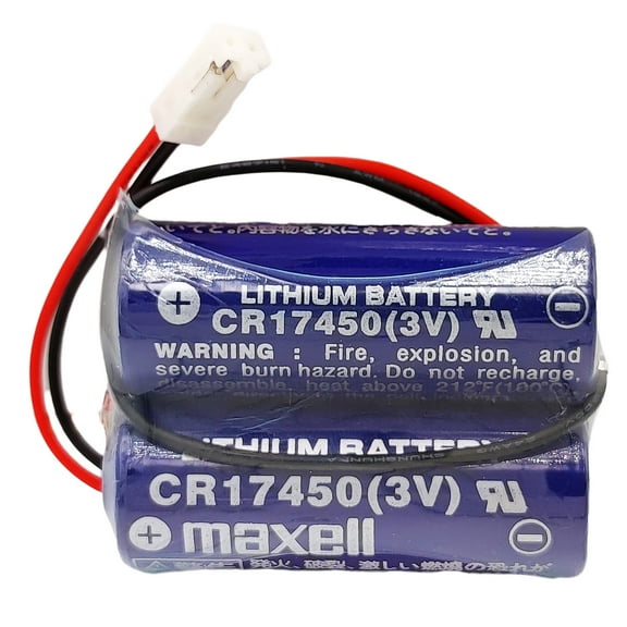 CR17450-2WK27 / D80UB016170 3V Replacement PLC Battery 2*CR17450 battery pack for Mazak 2CR17450 3V battery