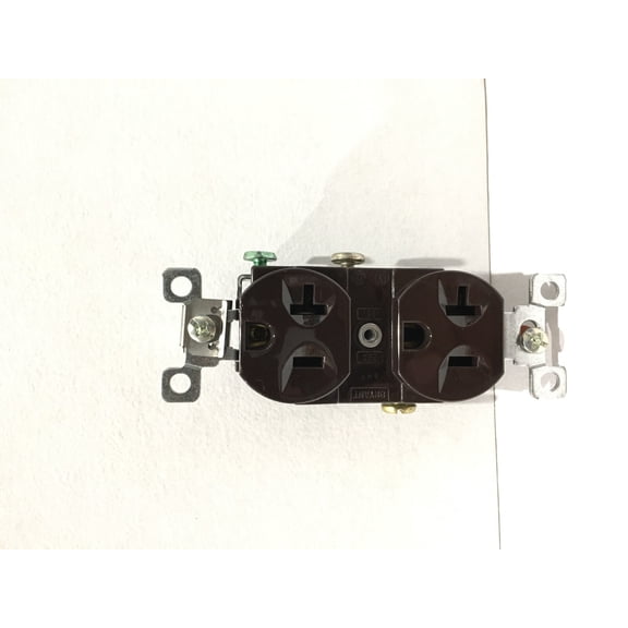 CR20-BZ LOT OF 25 BRYANT Brown Duplex Receptacles NEMA 5-20R 20A 125V