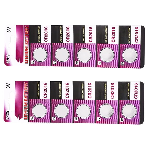 CR2016 3V Lithium Coin Batteries 2016 Batteries for Remote Controls Button Cell LED Flashlights Long Last