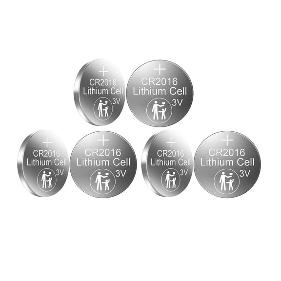 CR2016 Button Batteries 3V 75mAh Powerful Standard Packaging for Remote Control, Watches Longlasting
