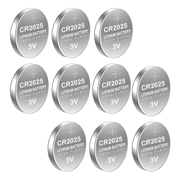 CR2025 3V Batteries 10/5-Count Pack Travel Design Leak Resistant Technology for Small Electronics Gadgets
