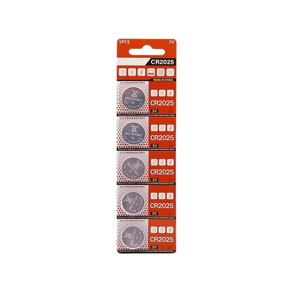 CR2025 3V Coin Batteries CR2025 Lithium Coin Long Last Power For Small Devices And Toy 2.5mm Thickness
