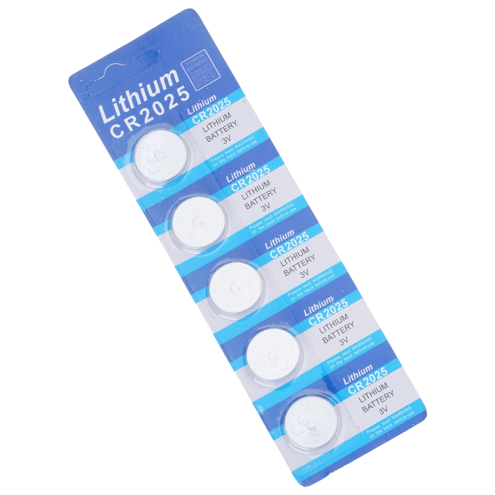 CR2025 Coin Cell 3V Single Pack, Lithium Button Cell for Toy Remotes ...