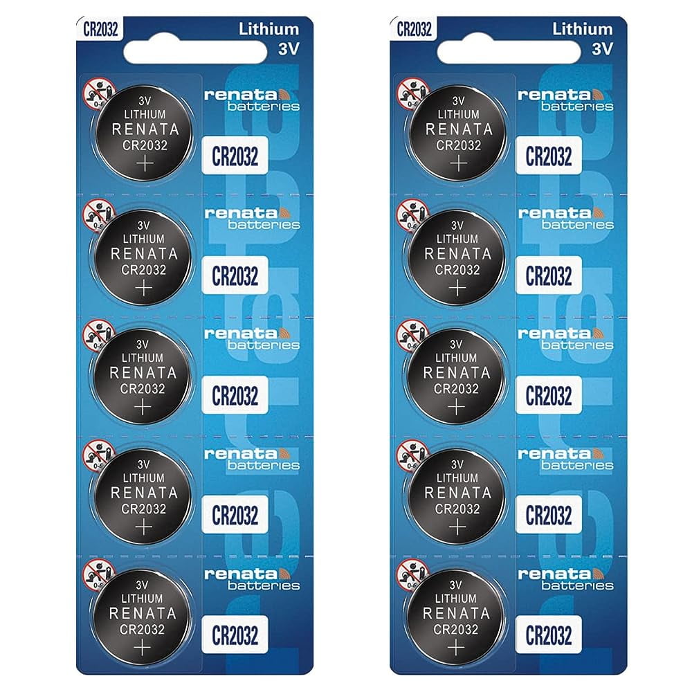 CR2032 3V Lithium Coin Cell 2032 Battery (10 Count)
