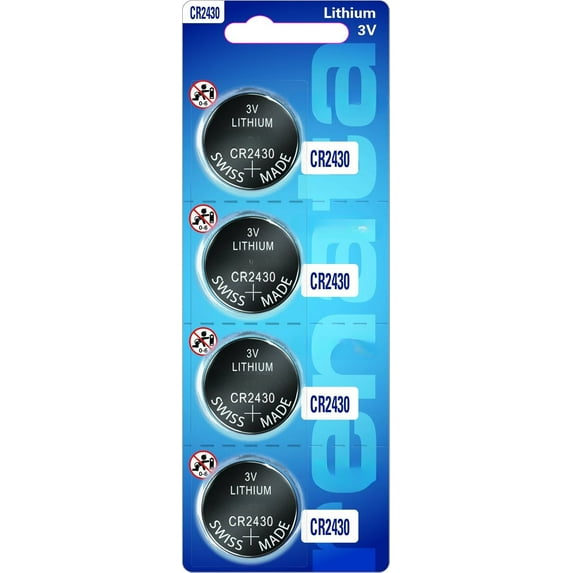 CR2430 Batteries - 3V Lithium Coin Cell 2430 Battery (4 Count)