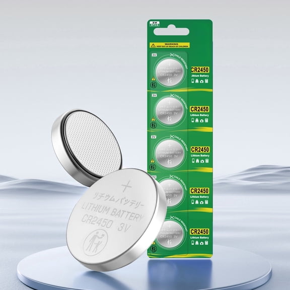CR2450 3 Volt Lithium Coin Battery 600mAh, 4-Pack (Total 20 Batteries)