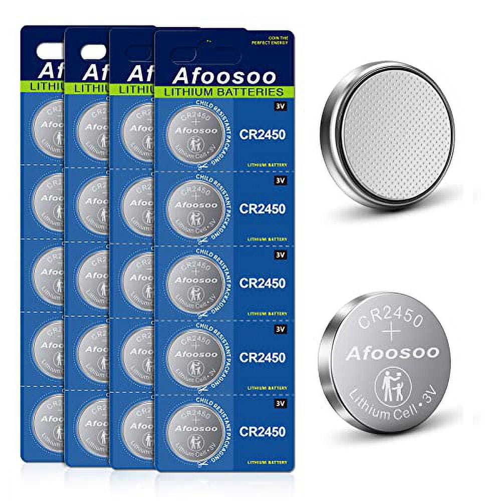 CR2450 3V Lithium Coin Battery â€“ 20 Pack CR2450 Battery for Xfinity
