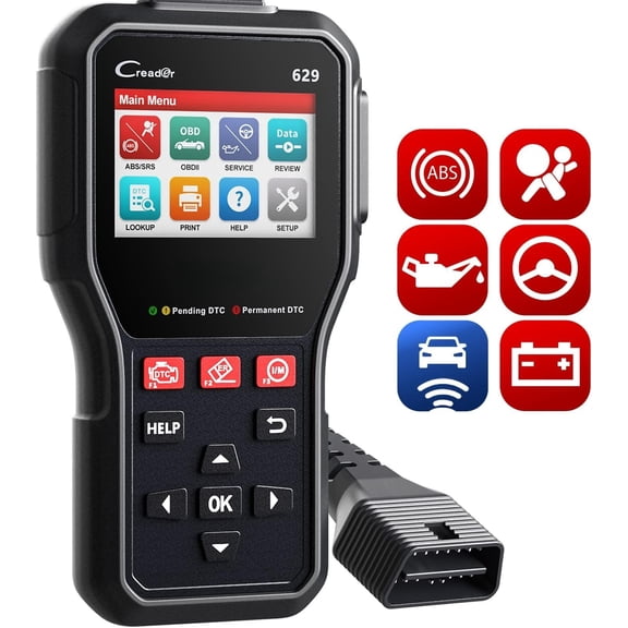 CR629 OBD2 Scanner ABS SRS Scan Tool with  Test, 3 Service Oil/SAS/BMS Reset Tool, Full OBD2 Functions  Code Scanner, Lifetime  Update (  Than  CR529, CRP123X)