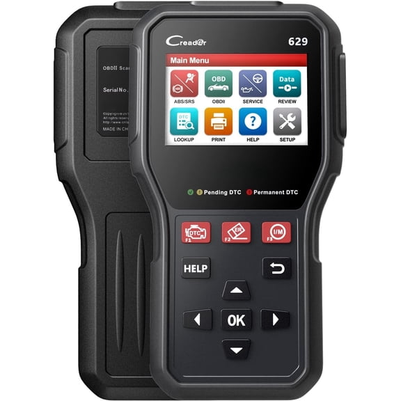 CR629 OBD2 Scanner Code Reader 2026 Scan Tool with Reset Oil/BMS Service+Live Data, Professional Mechanic Full OBDII Diagnostic Tool for Read/Clear DTCs Lifetime Free Update
