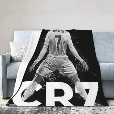 CR7 Cristiano  Blankets Soft Warm Flannel Throw Blanket Bedding for Bed Living room Picnic Travel Home Sofa